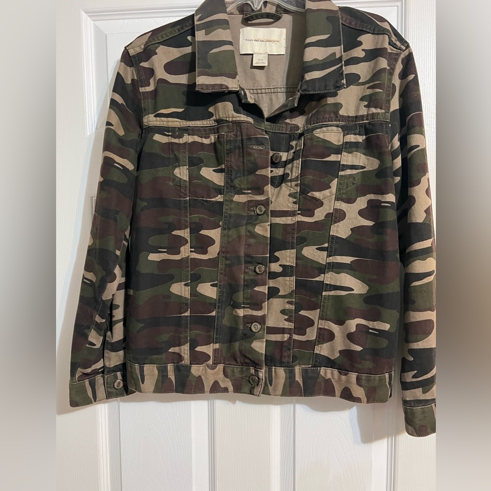 Pilcro and the Letterpress Camouflage Utility Jacket - Picture 2 of 3